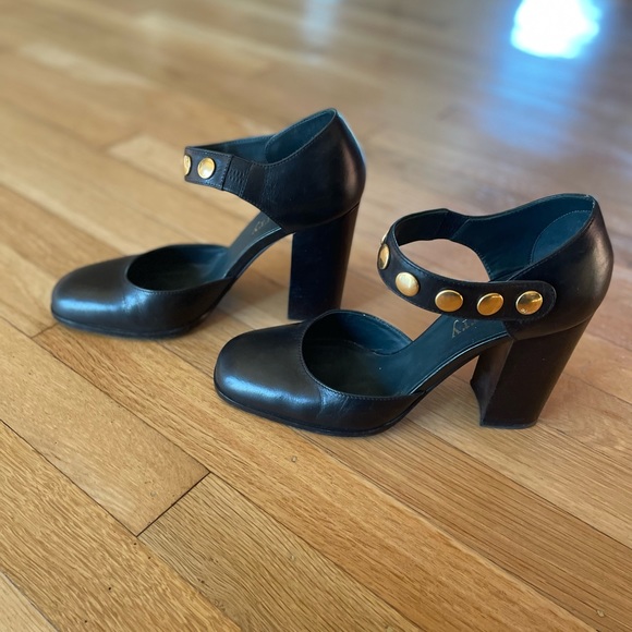 Mulberry Mary Janes with Brass Detail - Picture 5 of 5